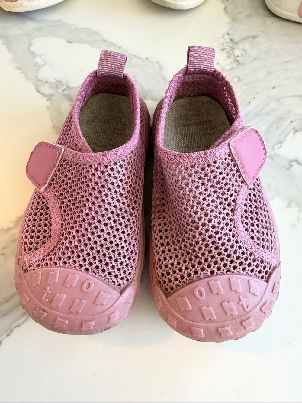 ToeTote Kids Pink Mesh Slip-On Water Shoes